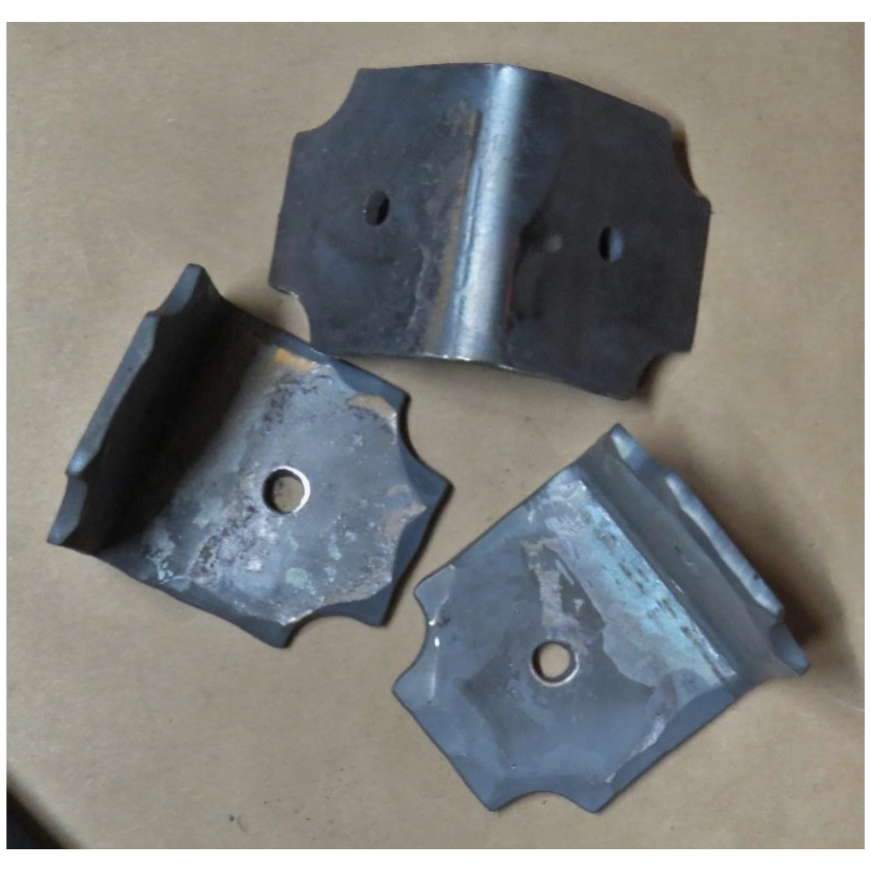 Renfort d'angle de transition en fer