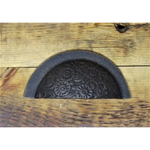 Pull tasse en relief floral