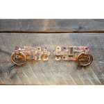 Loquet en fer droit uni