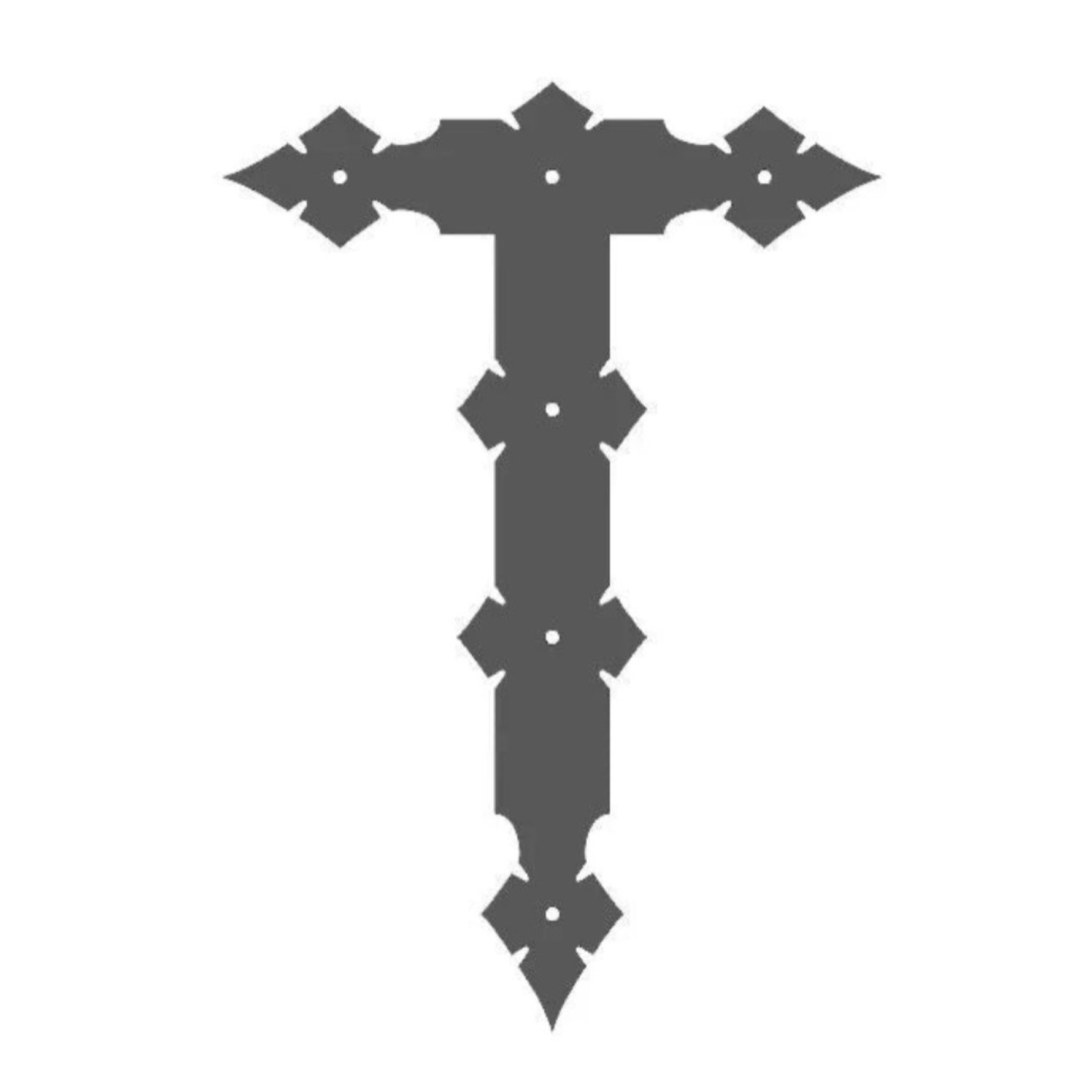 Old California Hacienda Iron T Face Plate