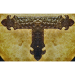 British Fleur De Lis Iron T Face Plate