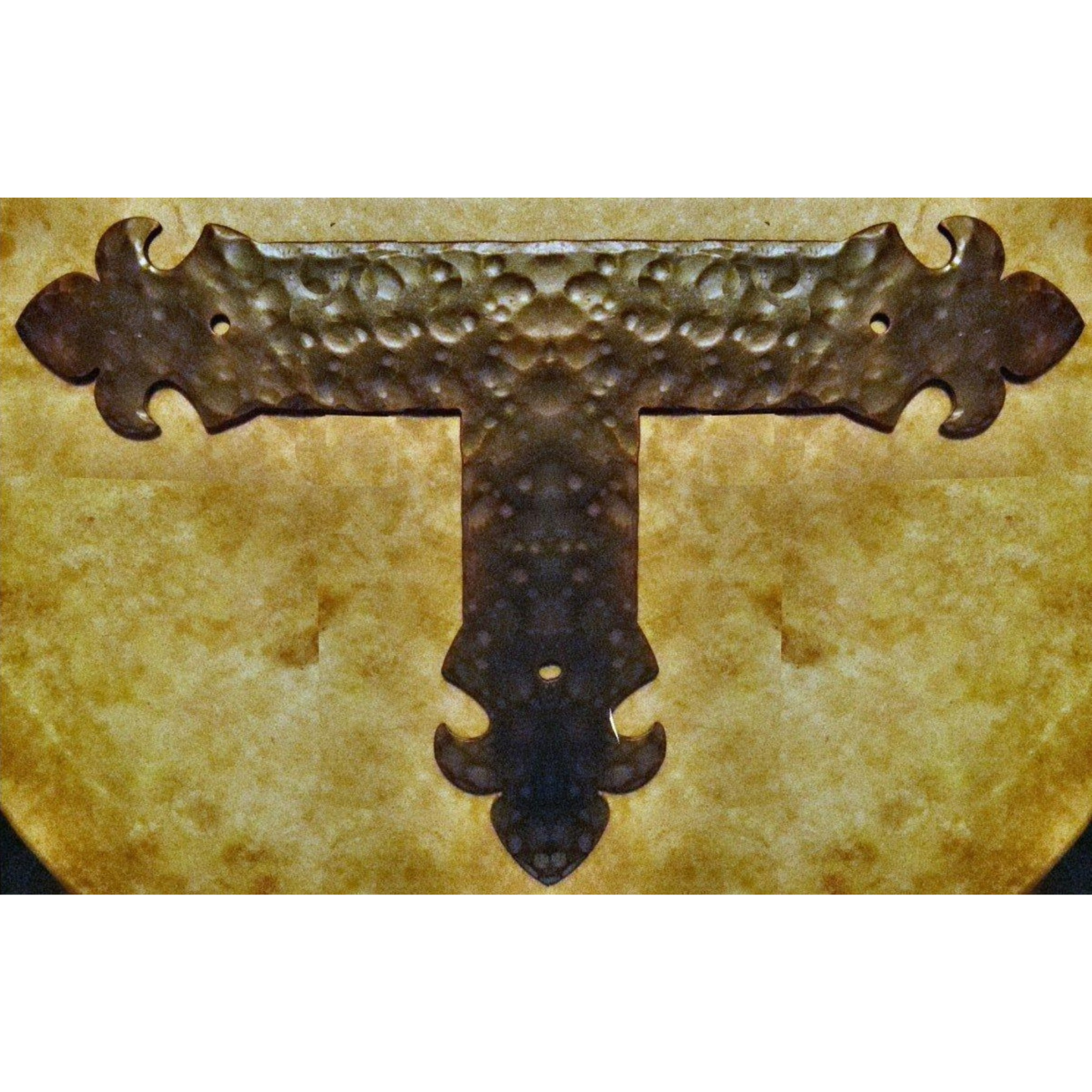 Plaque frontale britannique Fleur De Lis Iron T