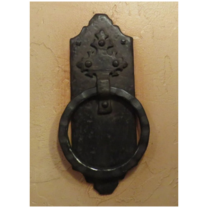Romantic Iron Door Knocker/Ring Pull - Raw/Unfinished