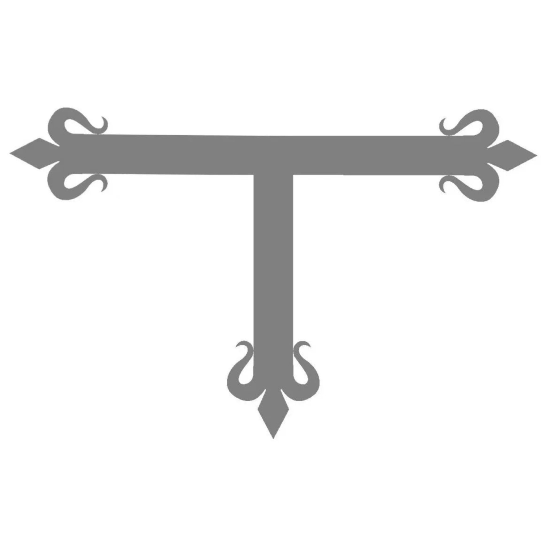 Placa frontal de hierro T de la misión española