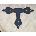 Assiette en T en fer de style néo-pays français