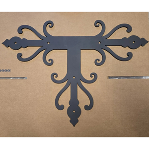 IN STOCK - Deluxe Celtic Iron T Plate, Smooth - Black