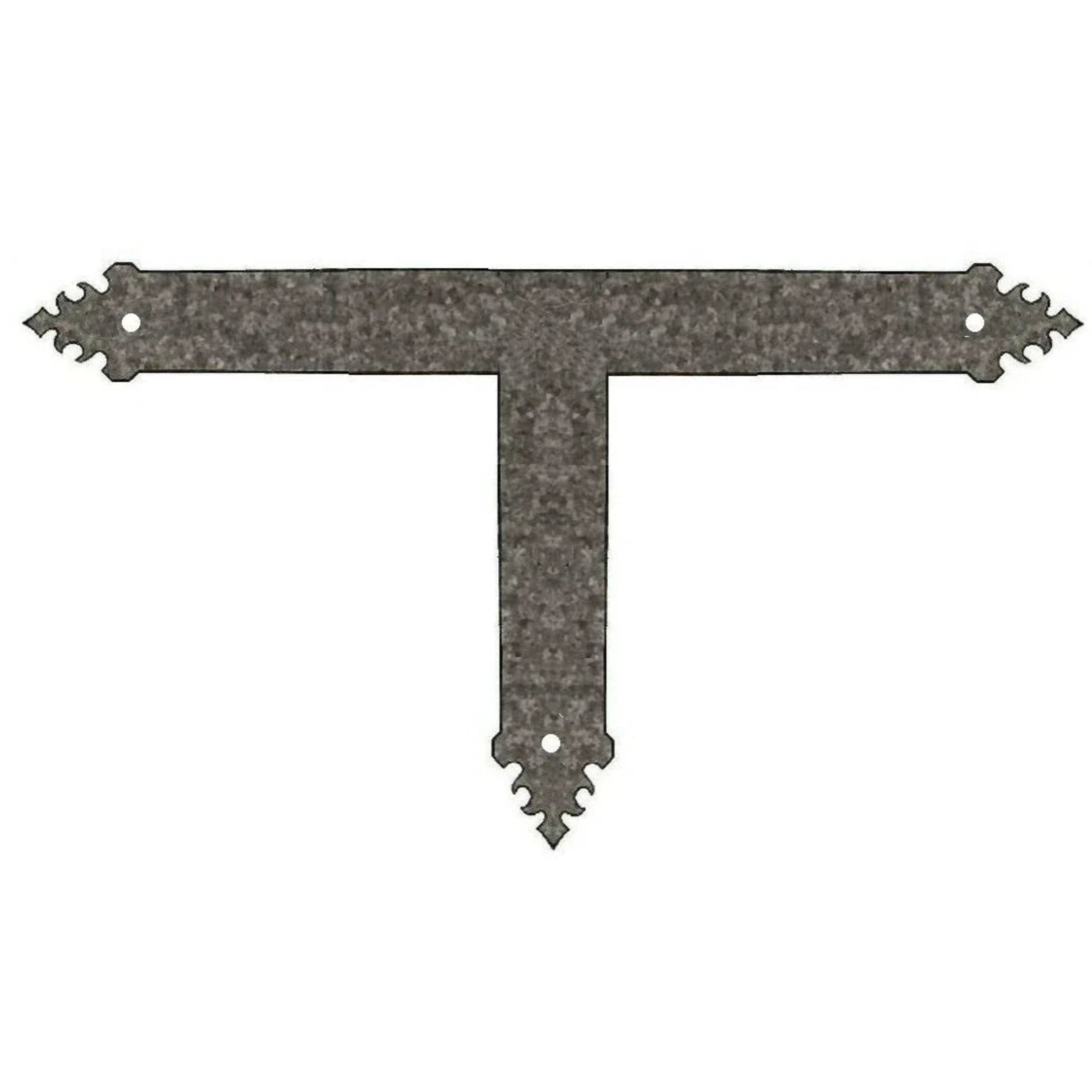 Ancient Persian Iron T Face Plate