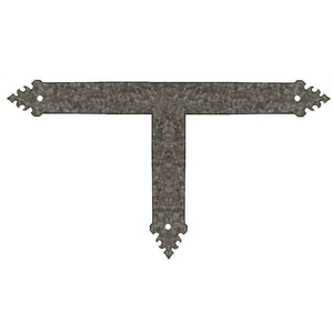 Ancient Persian Iron T Face Plate - 12" x 8"