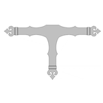 Baroque Iron T Face Plate