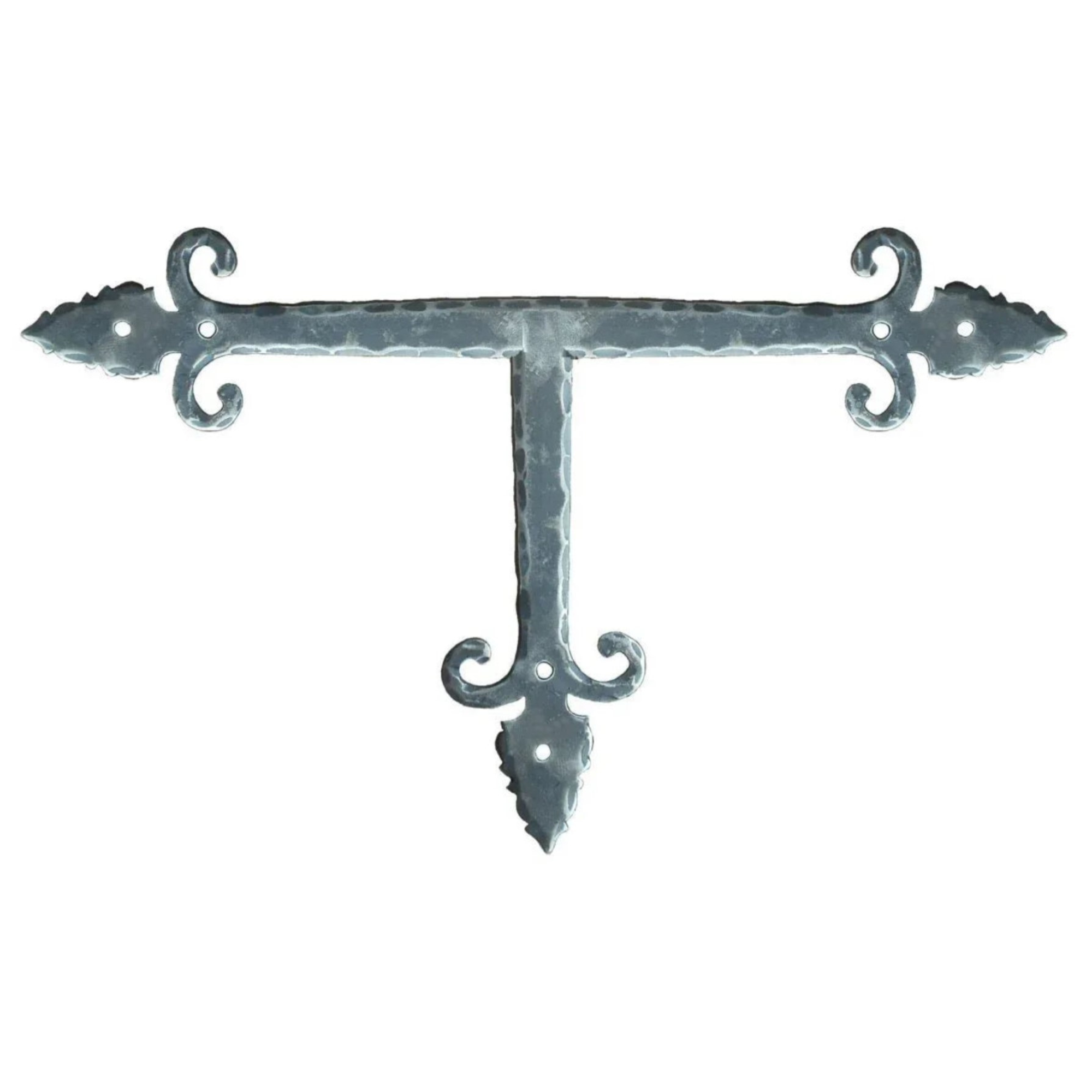 Placa frontal en T de hierro medieval