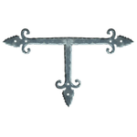 Medieval Iron T Face Plate