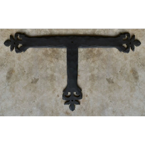 Roman Acanthus Iron T Face Plate - 12" x 8"