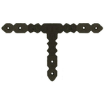 Art Deco Iron T Face Plate