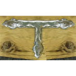 Tudor Revival Iron T Face Plate