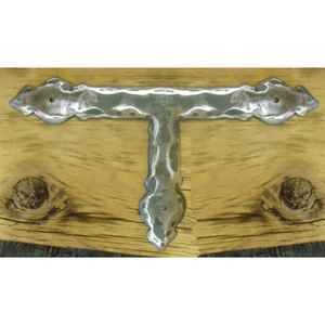 Placa frontal Tudor Revival Iron T - 12" x 8"