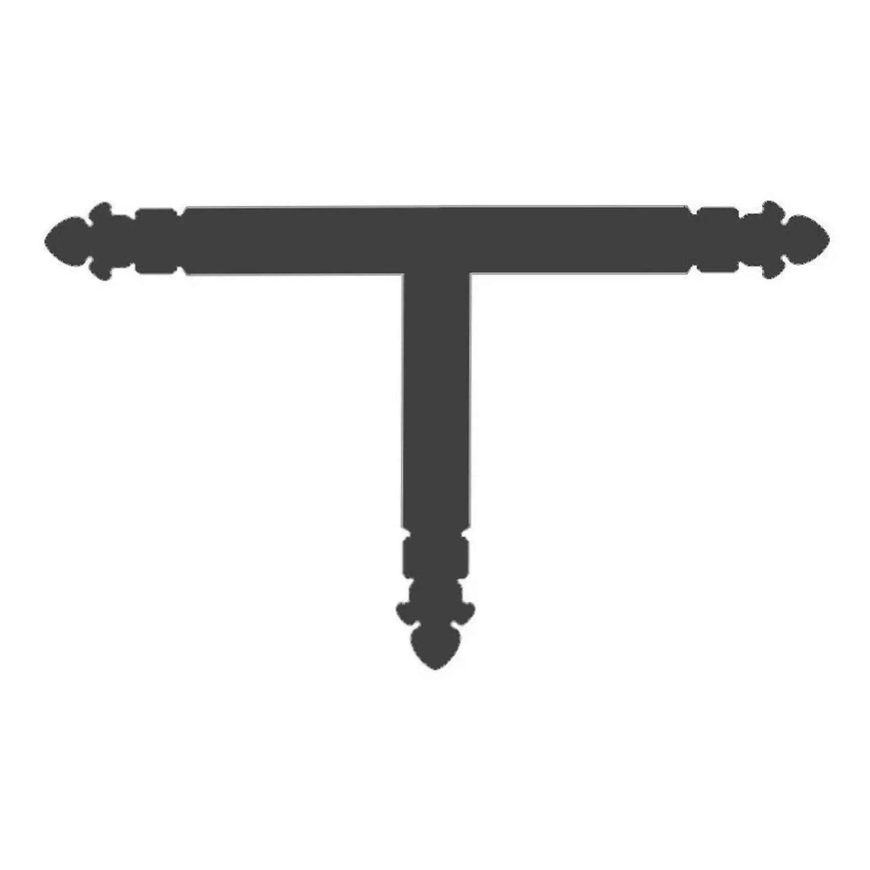 Spanish Cathedral Iron T Face Plate