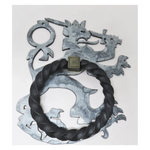 Finnish Folk Ironwork Lion Door Knocker/Ring Pull