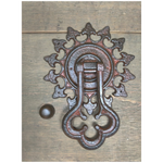 Heurtoir de porte gothique portugais / Ring Pull