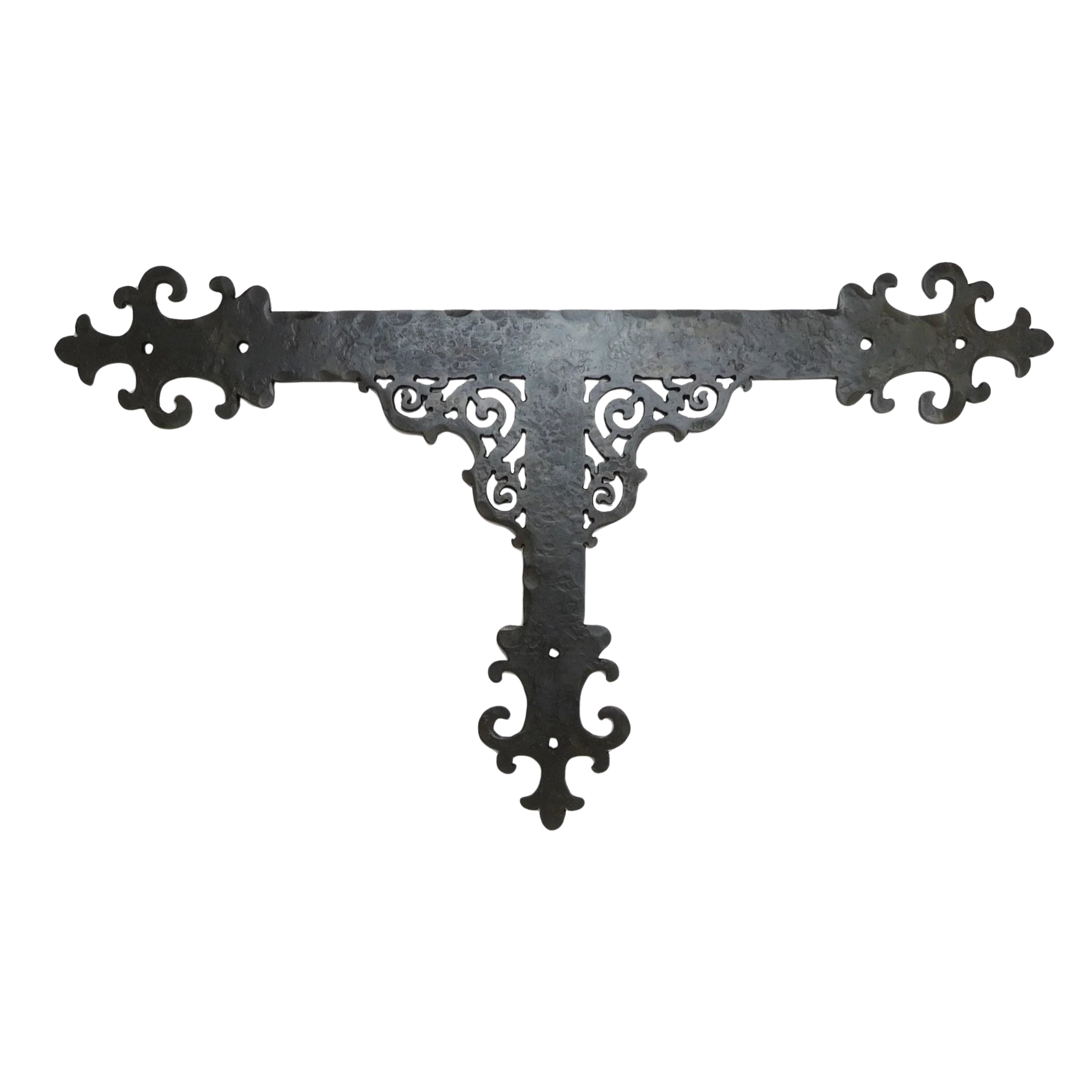 Placa frontal de hierro T de catedral gótica