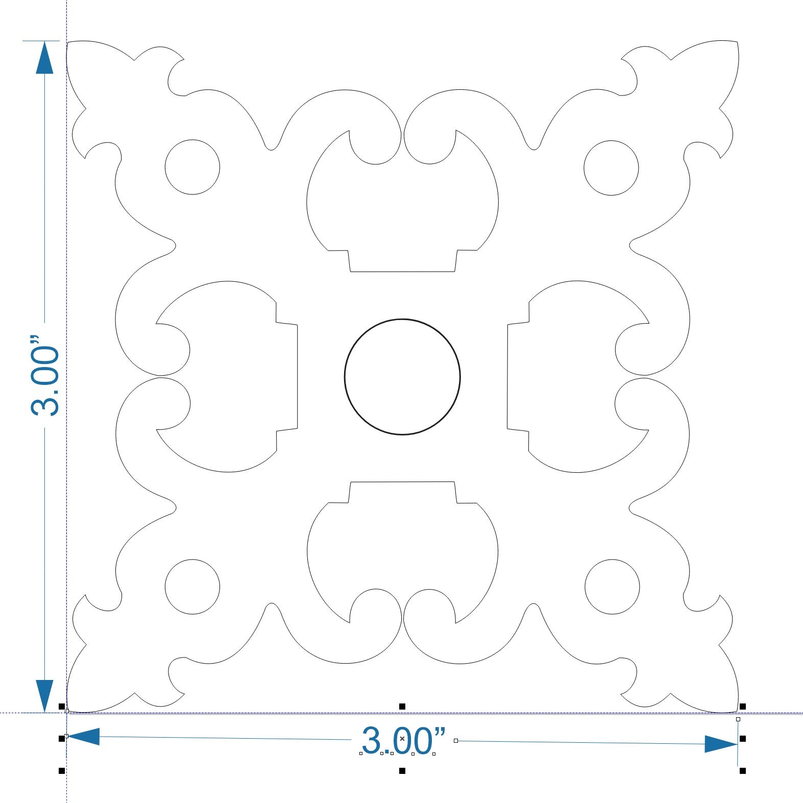 Medieval Iron Rosette