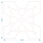 Medieval Reconquista Iron Rosette