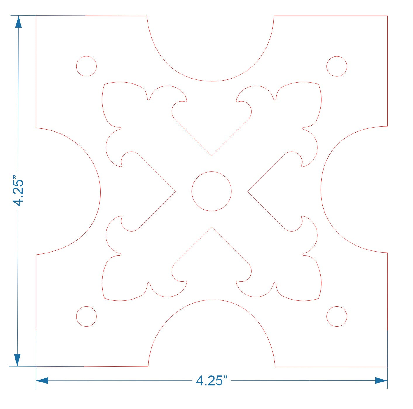 Medieval Reconquista Iron Rosette