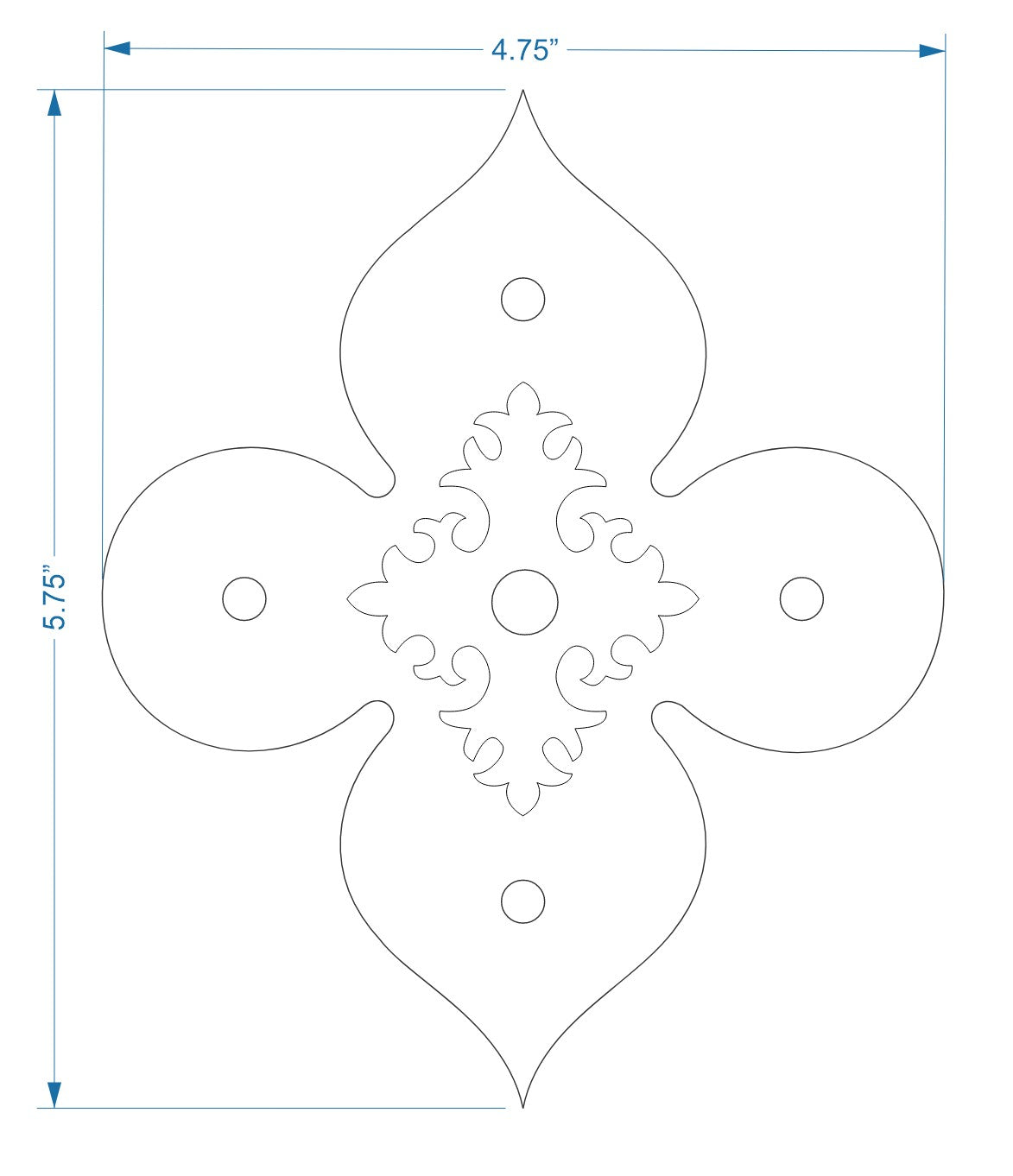 Mediteranean Iron Rosette