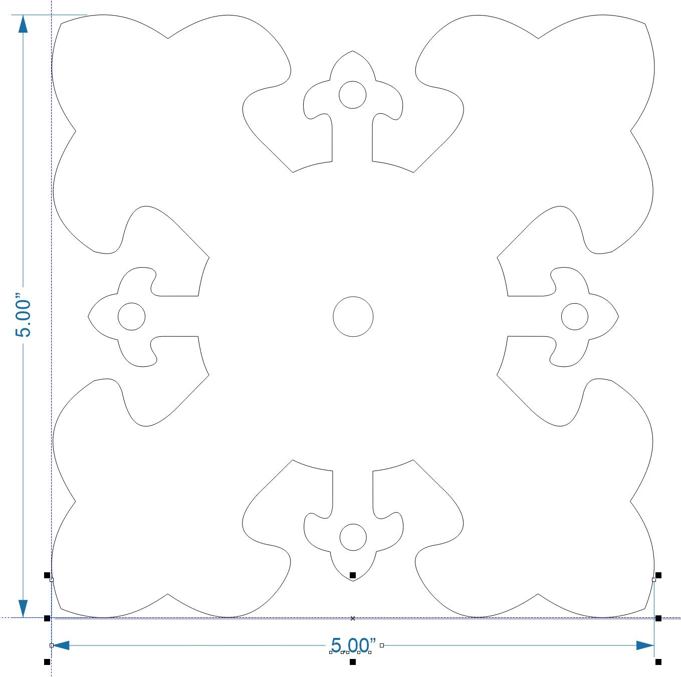 Rosetón de hierro español