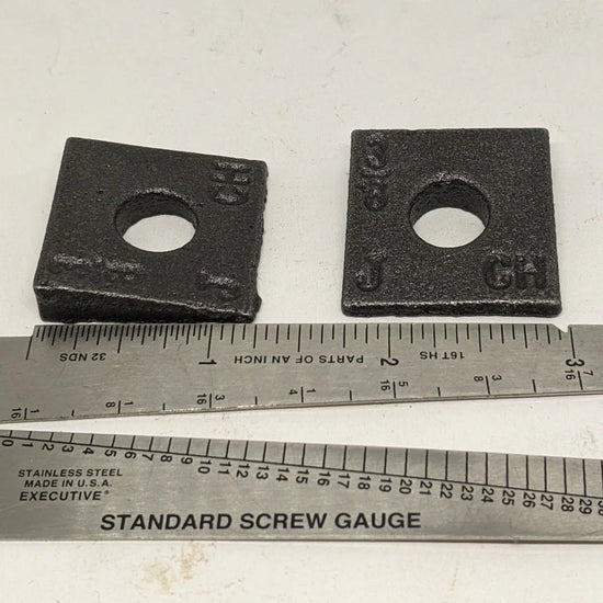 3/8" Square Beveled Washer