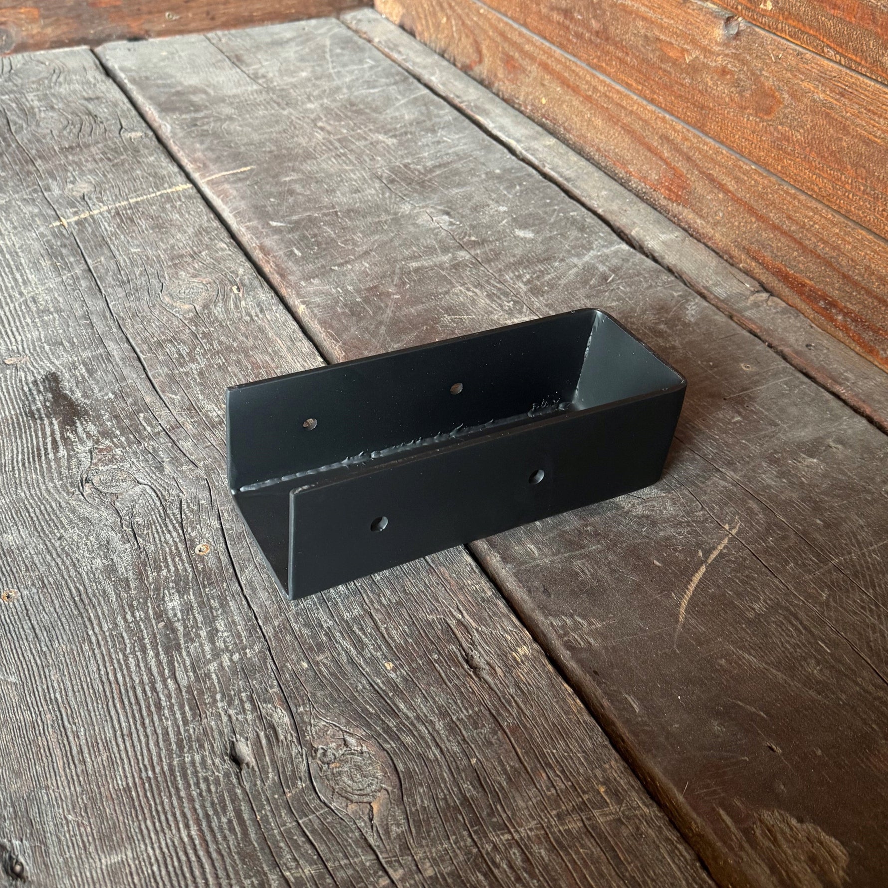 heavy-duty beam connector black joist hanger

