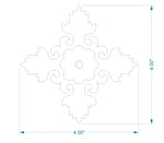 Romantic Iron Rosette