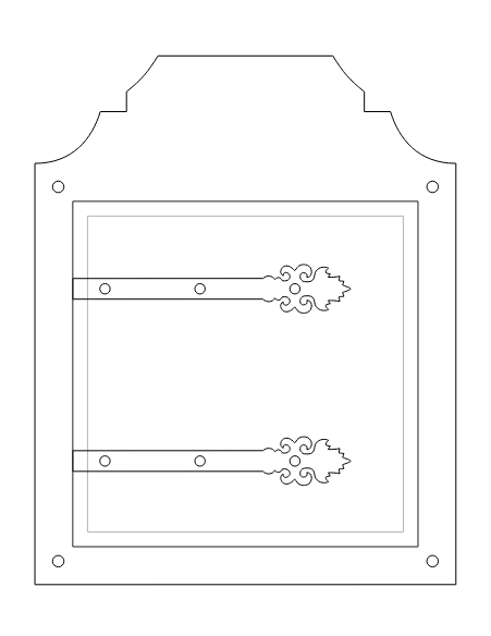Romantic Iron Speakeasy Door SpeakEasy