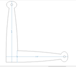 Cuchara Hierro "L" Placa