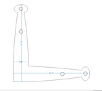 Cuchara Hierro "L" Placa