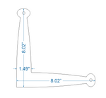 Cuchara Hierro "L" Placa
