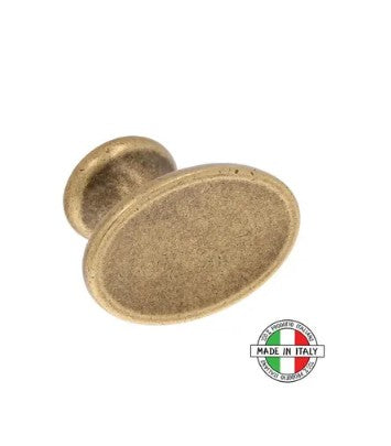 Vintage Cabinet Hardware Set in Antique Brass