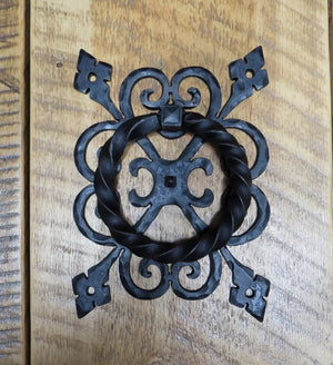 Heurtoir de porte en fer Old California Hacienda - Raw/Unfinished