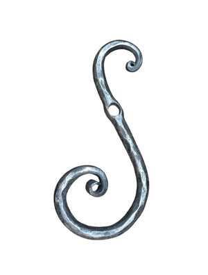 Scrolled Shutter Dog - Old West Iron