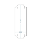 Transitional Iron Push Plate