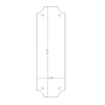 Transitional Iron Push Plate