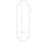 Transitional Iron Push Plate