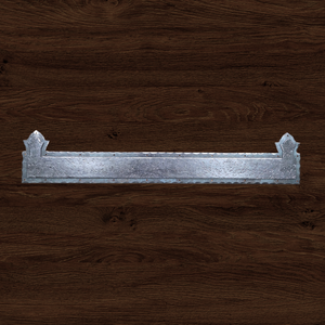 Art Nouveau Iron Kick Plate - 30" / 12"