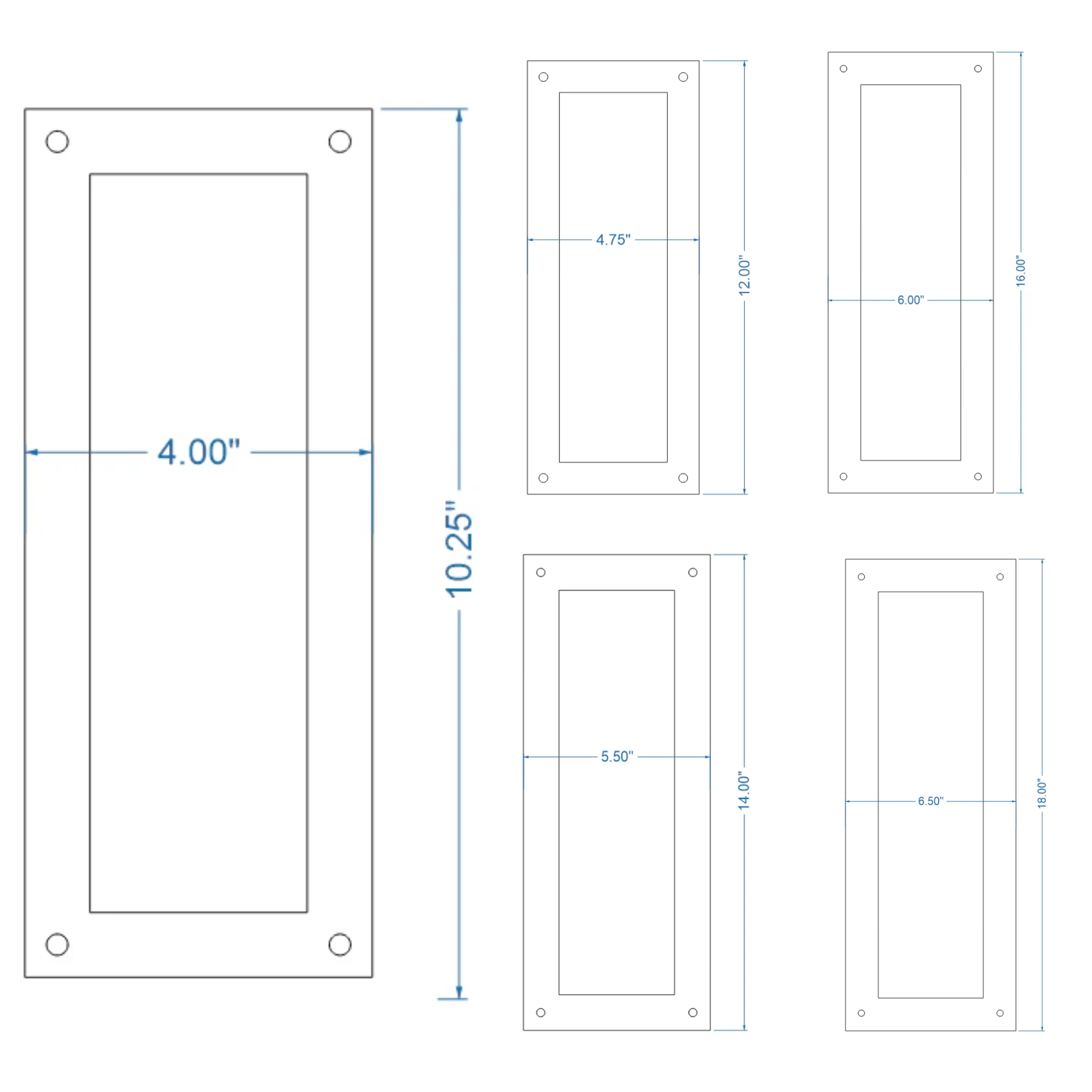 Finnish Folk Ironwork Push Plate