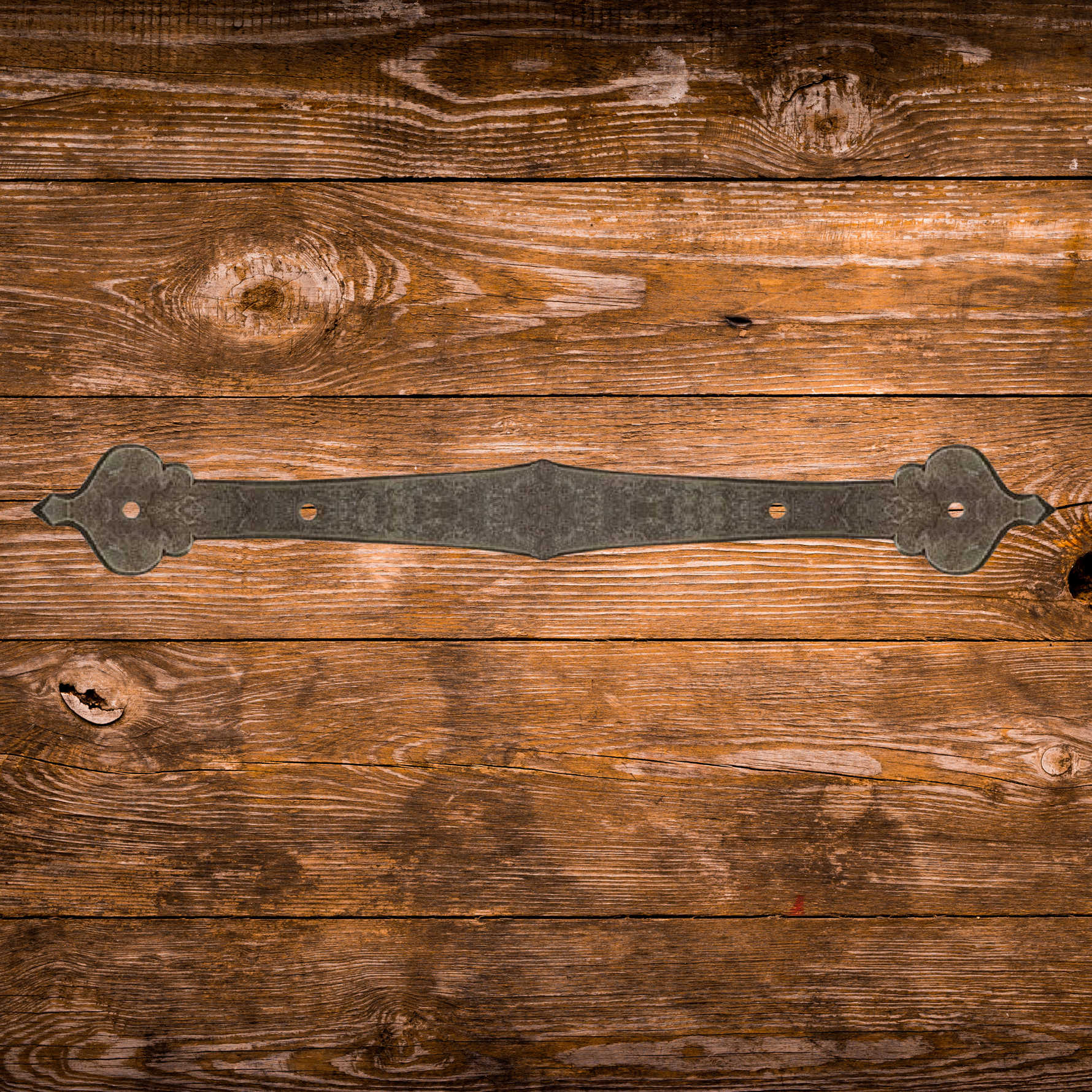 Bracelet droit en fer de style néo-country français