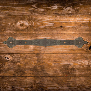 French Country Revival Iron Straight Strap - Old West Iron
