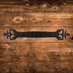 Roman Acanthus Iron Straight Strap - Old West Iron