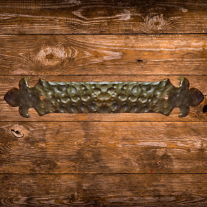 British Fleur De Lis Iron Straight Strap - Old West Iron