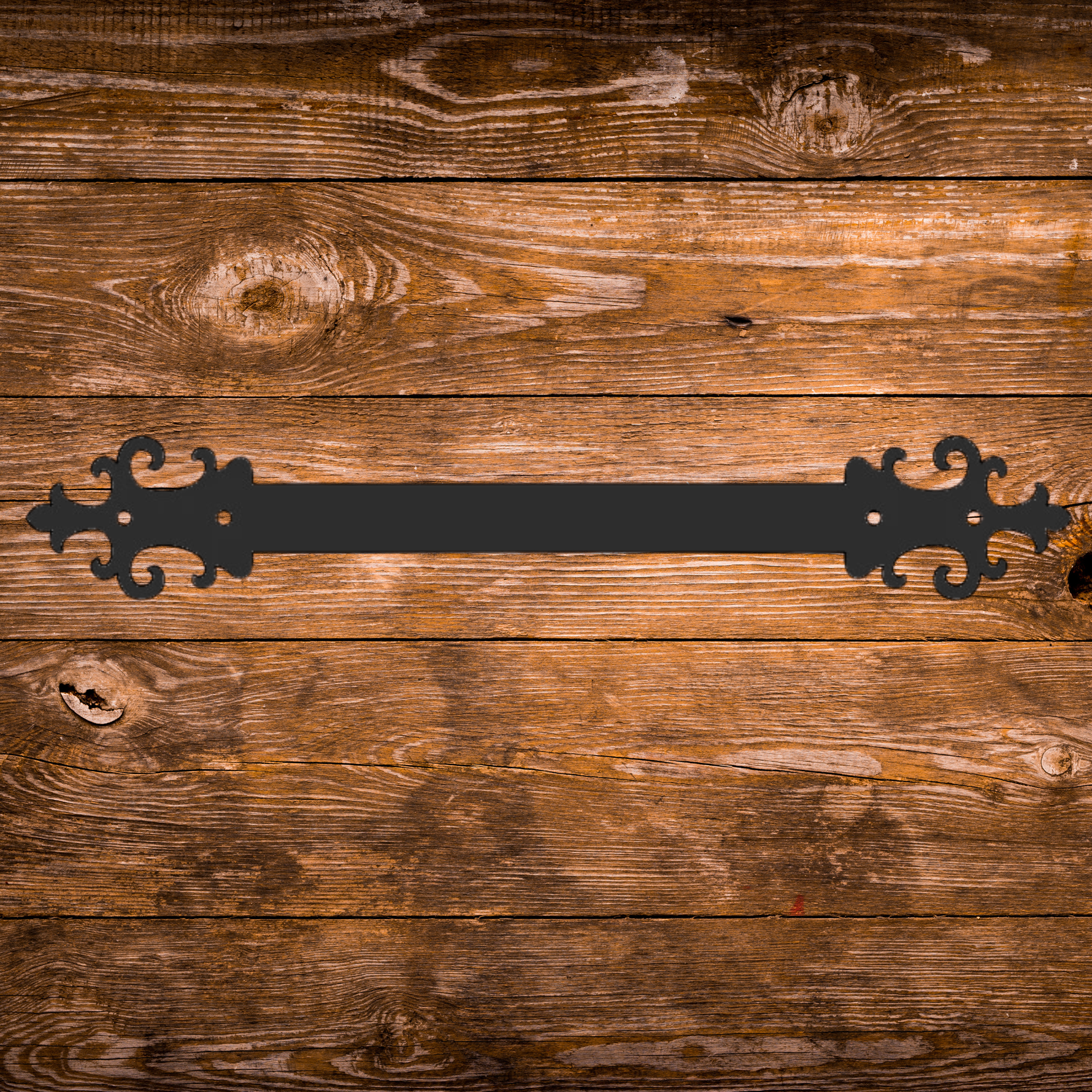 Gothic Cathedral Iron Straight Strap