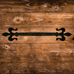 Florence Fleur De Lis Iron Straight Strap - Old West Iron