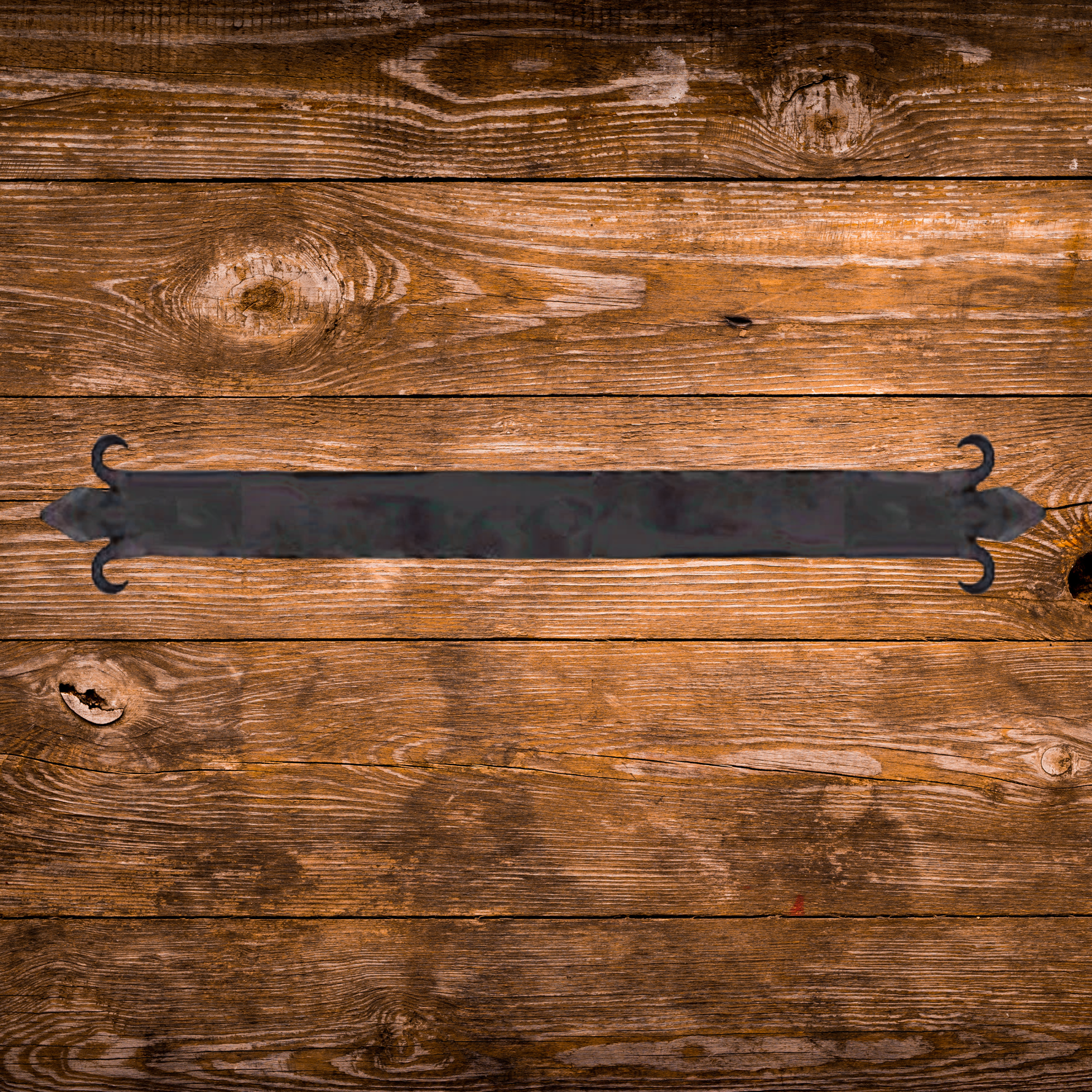 Authentic 15th Century Iron Straight Strap